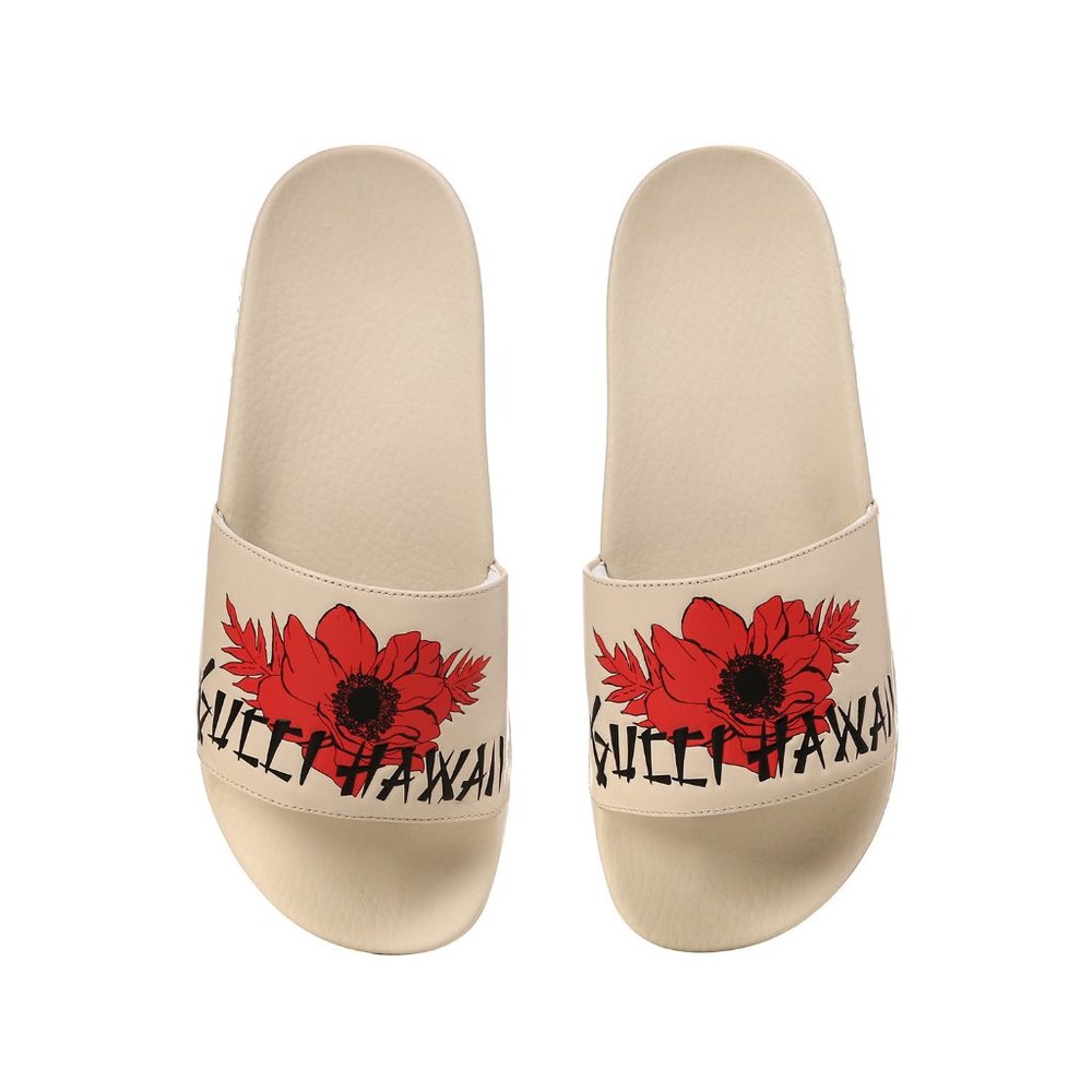 Gucci Hawaii Slides in White NEW IN BOX - Picture 1 of 6